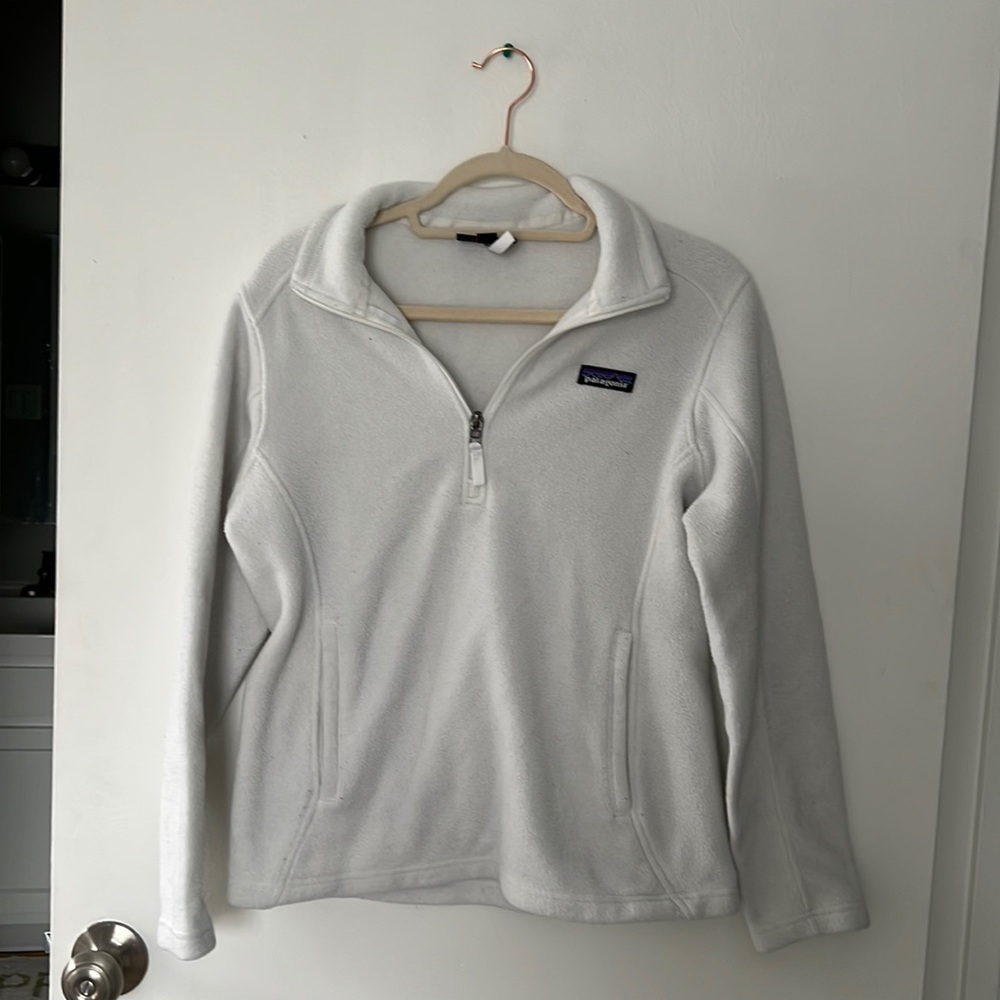 White halfzip Patagonia